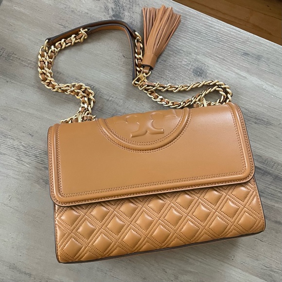 Tory Burch Full Size Fleming Convertible Shoulder Bag in Kobicha - Picture 5 of 16